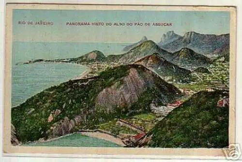 12701 Ak Rio de Janeiro Brasilien Panorama 1925