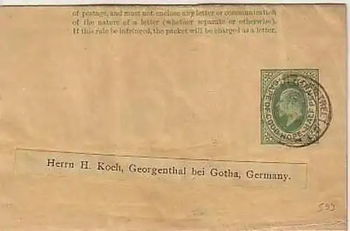 30112 Ganzsachen Brief Kap der guten Hoffnung 1906