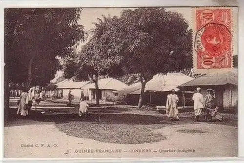 14377 Ak Guinee Francaise Conakry Quartier Indigene 1907