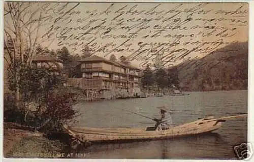 12627 Ak Japan Lake at Nikko um 1900