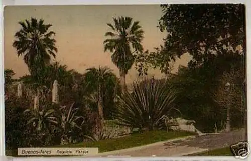 12685 Ak Buenos Aires Argentinien Recoleta Parque 1913