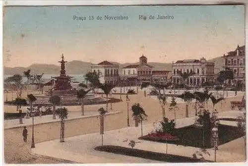 42511 Ak Rio de Janeiro Brasilien Praca 15 de Novembro um 1910