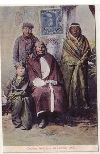 58931 Ak Chile Cacique Mulato i su familia 1906