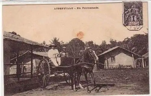 36459 Ak Libreville Gabon Gabun En Promenade 1907