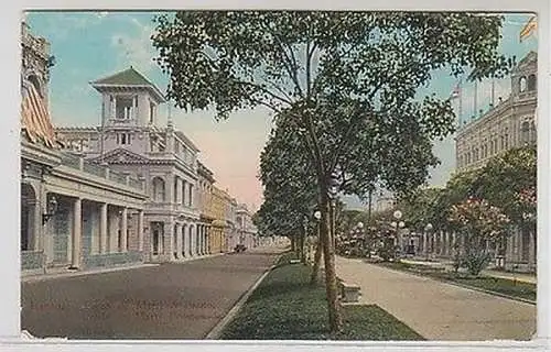 61755 Ak Habana Kuba Paseo de Marti ó Prado 1926