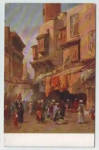 31759 Ak Straße in Cairo Kairo Ägypten um 1910