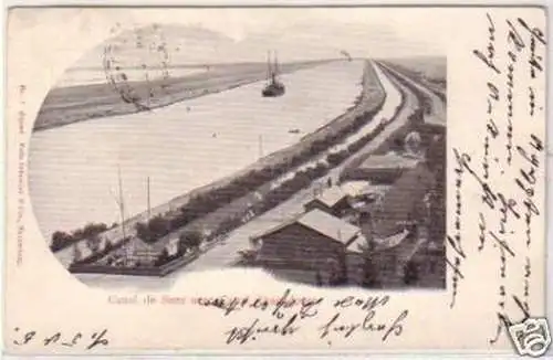 26174 Ak Suezkanal Canal de Suez Ägypten 1905