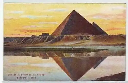 39758 Ak Cairo Kairo Ägypten Cheops Pyramide um 1910