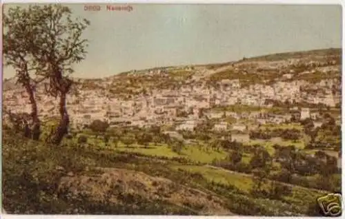 12562 Ak Nazareth Palästina Gesamtansicht um 1920