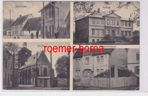 86179 Mehrbild Ak Gruß aus Wolmirstedt Dorfstraße, Kriegerdenkmal usw. 1938