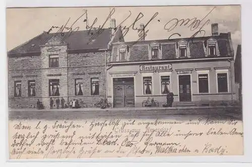 90296 Ak Gruß aus Amesdorf Restaurant 1903