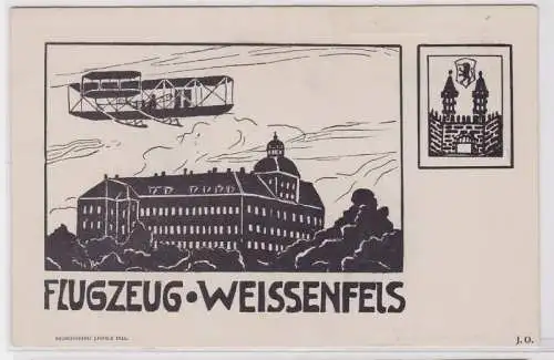 81028 Spenden Ak für das Flugzeug Weißenfels um 1930