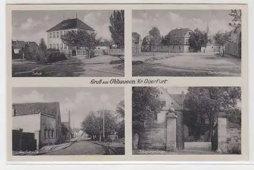 12993 Mehrbild Ak Gruß aus Obhausen Kreis Querfurt um 1930