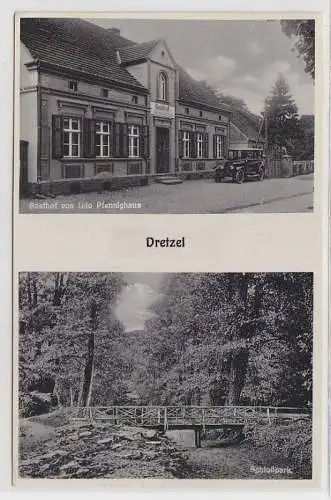 70682 Mehrbild Ak Dretzel bei Genthin Gasthof von Udo Pfennighaus 1940