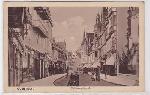 87933 Feldpost Ak Quedlinburg Heiligegeiststrasse 1915