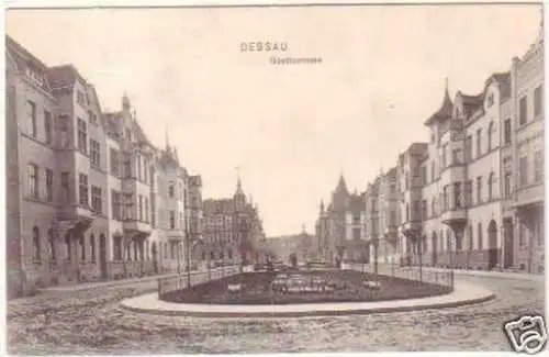 23374 Ak Dessau Goethestrasse 1906