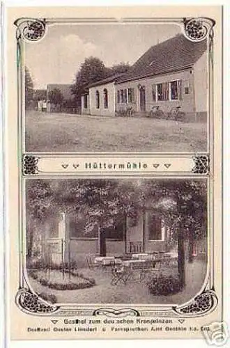 03121 Ak Hüttermühle Gasthof zum deutschen Kronprinzen