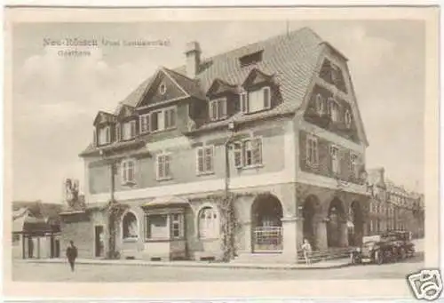 28727 Ak Neu Rössen Post Leunawerke Gasthaus 1929