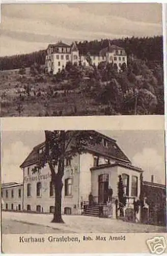 05196 Ak Kurhaus Grasleben bei Helmstedt 1918