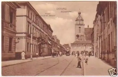 23831 AK Dessau Steinstraße m. Hotel Beutel um 1910