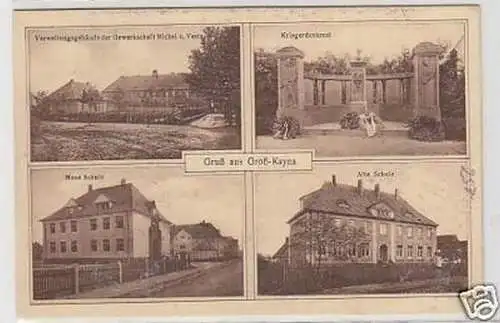 33842 Mehrbild Ak Gruss aus Groß-Kayna um 1925