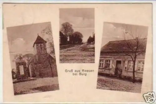 30000 Mehrbild Ak Gruß aus Resen bei Burg 1930