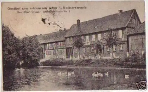 14270 Ak Molmerswende Gasthof zum schwarzen Adler 1925