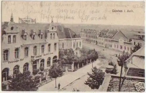 14271 Feldpost Ak Güsten in Anhalt Gasthaus 1944