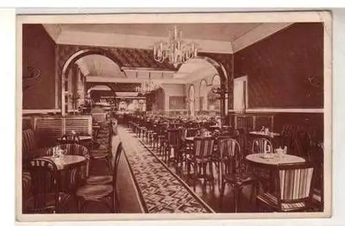 34891 Ak Dessau Residenz Café Innenansicht 1931