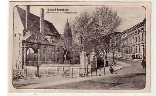 16787 Ak Solbad Bernburg Schloßstraße & Bärenzwinger