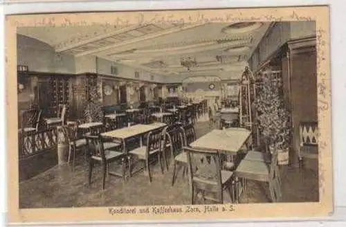 47216 Ak Halle a.S. Konditorei & Kaffeehaus Zorn 1920