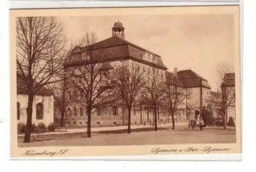 48315 Ak Naumburg Lyzeum und Oberlyzeum um 1930