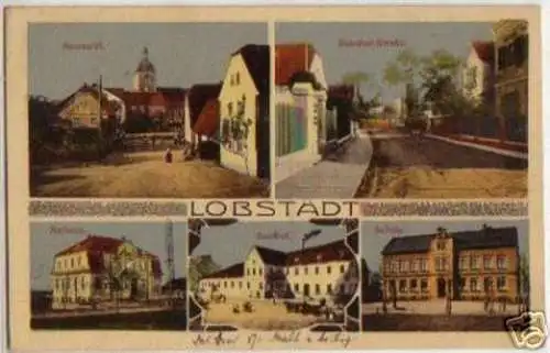 10048 AK Lobstädt Neumarkt Gasthof Schule 1922