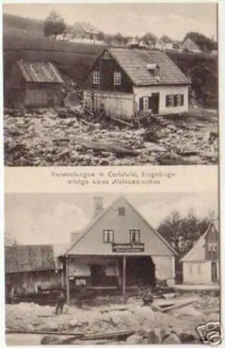 14645 AK Verwüstungen in Carlsfeld Erzgebirge um 1930