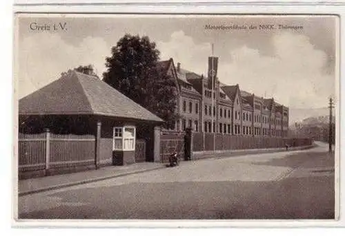 61089 Ak Greiz im Vogtland Motorsportschule Thüringen 1934