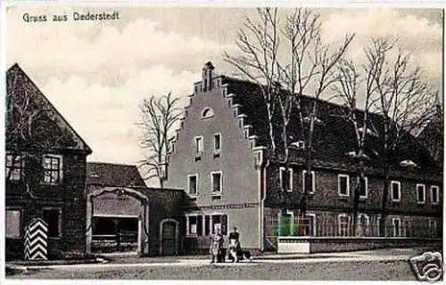 27297 Ak Gruß aus Dederstedt Ortsansicht um 1910