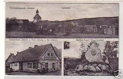 29254 Mehrbild Ak Molmerswende Bäckerei usw. 1924