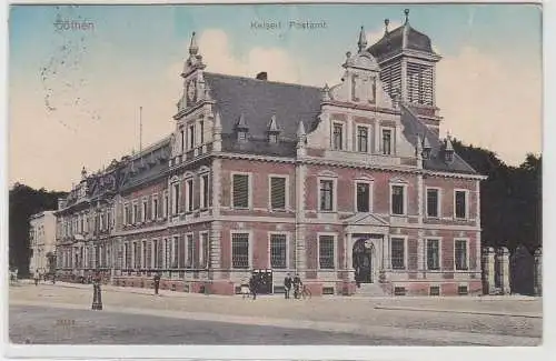 70039 Ak Cöthen kaiserliches Postamt 1914