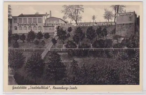 76187 AK Naumburg-Saale - Gaststätte 'Saaletalblick', Gartenwirtschaft, Tanzhaus