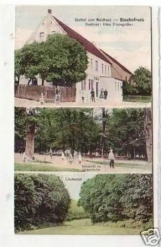 32994 Ak Bischofrode Gasthof zum Waldhaus 1918