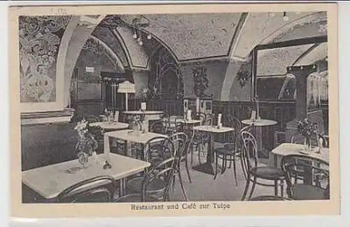 35175 Ak Eisleben Restaurant und Café zur Tulpe 1927