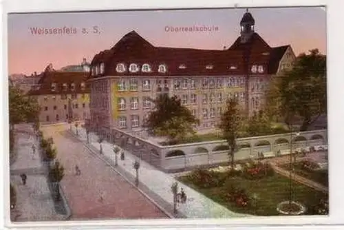 50717 Ak Weissenfels a.S. Oberrealschule um 1920