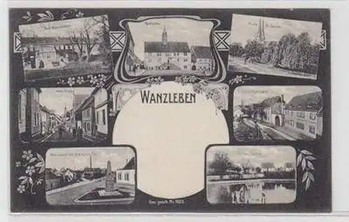 56023 Mehrbild Ak Wanzleben Kneitlingstrasse usw. 1913