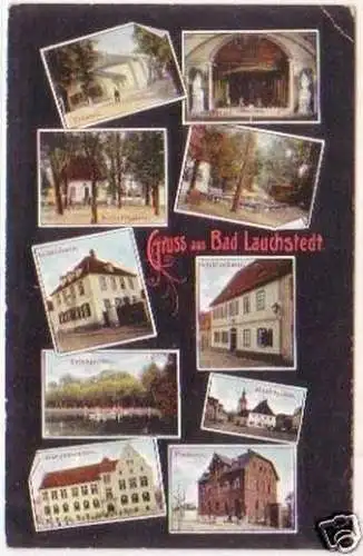 17627 Mehrbild Ak Gruss aus Bad Lauchstedt 1912