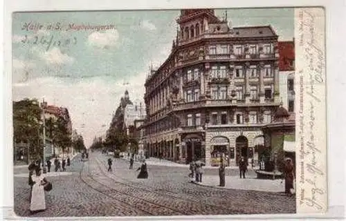 46786 Ak Halle an der Saale Magdeburgerstraße 1903