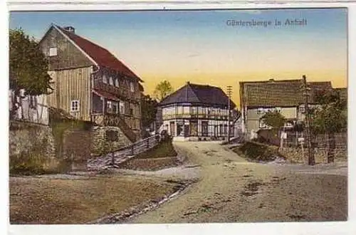 37402 Ak Güntersberge in Anhalt Ortsansicht um 1910