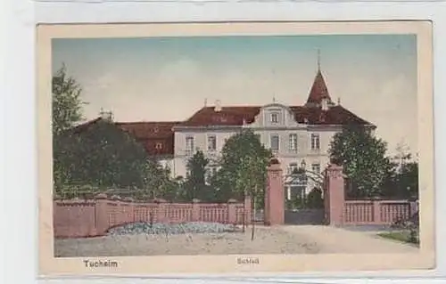 33463 Feldpost Ak Tuchheim Schloß 1916