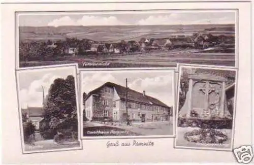 29034 Mehrbild Ak Gruß aus Pomnitz Gasthof usw. um 1940