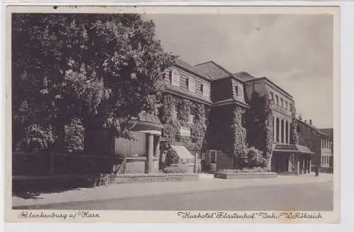 87626 Ak Blankenburg a. Harz Kurhotel 'Fürstenhof' 1937