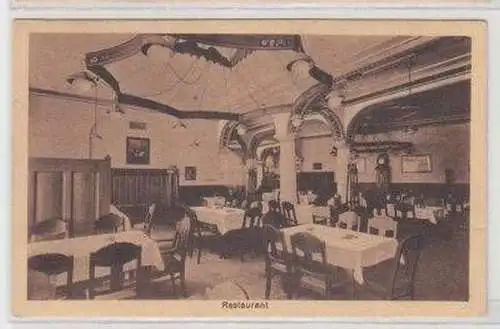 47085 Ak Halle a.s. Restaurant "Sankt Nikolaus" 1915